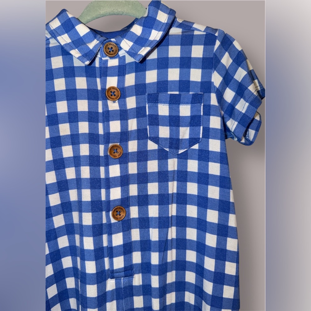 Posh Peanut Bamboo Romper | size 6-9 months - Picture 5 of 8